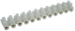 Tracon Flex. S60A-H-L H profil, 12 tag, 25mm2, 450VAC, 80A, PP 10 db/csomag natúr nyomólemezes sorozatkapocs (S60A-H-L) - pepita