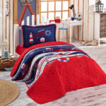 Clasy Cuvertura pat o persoana matlasata reversibila 180x240 cm + 1 fata perna 50x70 cm model pentru copii - ROTA (RPU-51246)