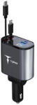 T-PHOX FLEXIT 4IN1 86W autós töltő szürke (157334)