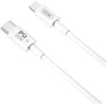 XO NB-Q189A PD USB-C-Lightning kábel 1, 0 m 20W fehér (NB-Q189A)