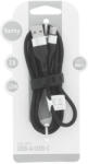 SETTY USB USB-C kábel 1, 2 m 2A KNA-C-1.221 fekete (154712)