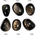 Palm Stone Obsidian Argintiu 61-93x40-67x23-50 mm (XXL) - Piatra Naturala 1 Buc