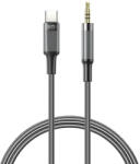 XO NB-R279B audio kábel USB-C - jack 3, 5 mm 1, 0 m fekete (NB-R279B)