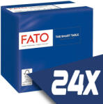 FATO Szalvéta 24x24cm sötétkék 2 rétegű 100 lap/csomag (24 csomag) - shopbazis