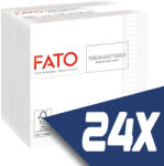 FATO Szalvéta 24x24cm fehér 2 rétegű 100 lap/csomag (24 csomag) - shopbazis