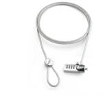 NATEC Cablu de securitate laptop Natec, lungime cablu 180 cm, material metal, gri (NZL-0226)