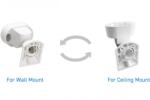 OPTEX Suport detector OPTEX CW-G2 - compatibil serie FlipX CW-G2 Instalare pe perete sau tavan Reglabil pe orizontala - 45grade/stanga si 45 grade/dreapta Reglabil pe verticala - 5grade/sus si 20grade/jos S