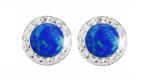 JSB Bijoux Opál Swarovski Violet kristálykövekkel 92400040dbl (Ag925/1000, 1, 4 g)