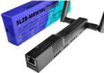 SMLIGHT SLZB-MRW10U - Multi-Radio PoE Adapter, Zigbee, Thread, Z-Wave, Matter, fekete (ESP32+CC2674P10+EFR32ZG23) (SLZB-MR10U)