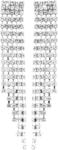 JSB Bijoux Strasszos láncok Swarovski kristállyal Crystal 61410149cr