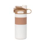 Z-tools Termosz, 2 az 1-ben, rozsdamentes acél belső, űrtartalom 600 ml, modell szalmával, fehér / ZTS 8443 (ZTS8443)