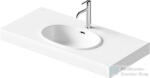 Duravit BALCOON 100x48 cm-es falra, vagy bútorra szerelhető mosdó leeresztővel, Duarshield mázzal, fehér 241210AA00 (241210AA00)