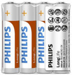 Philips LONGLIFE Power Alkaline alkáli AAA (LR03) elem 4 db (Phil-R03L4F/10)