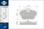 ROTINGER set placute frana, frana disc ROTINGER RT 2PD04990 (RT 2PD04990)