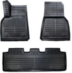 Set covoare auto tip tavita din TPE pentru Tesla Model Y 2020-2024, negru (150923-13)