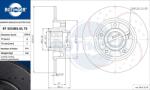 ROTINGER Disc frana ROTINGER GRAPHITE DRILLED & SLOTTED PLUS RT 3253BS-GL T5 (RT 3253BS-GL T5)
