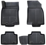  Set covorase tip tava din cauciuc pentru Nissan X-Trail T32 (2012-2021), negru (151122-13)