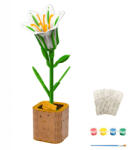  Puzzle 3D, din lemn, Crin alb, 112 piese (dg_69)