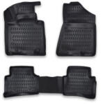  Covorase auto tip tava din cauciuc TPE pentru Hyundai Tucson III 2015-2020, negre (191022-21)