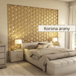 Innowall Hexa 3D falpanel 22, 5 cm -Korona arany (Hexa-Korona_arany)
