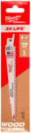 Milwaukee Szablyafűrészlapok THIN KERF 150/4, 2 mm Bimetál, Co 5 db (48005035) (48475035) (48475035)