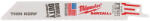 Milwaukee Szablyafűrészlapok THIN KERF 150/1 mm Bimetál, Co 5 db (48005186) (48475186) (48475186)