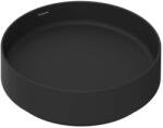 Hansgrohe Xuniva Evo S - Mosdókagyló pultra, átmérő 40 cm, túlfolyó nélkül, csapfurat nélkül, matt fekete 60323670 (60323670)