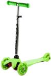 SKITT MINI SCOOTER trotinetă cu trei roți cu roți strălucitoare, verde Trotineta