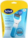 Scholl Velvet elektromos talpreszelő pótfejekkel kék