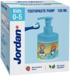 ORKLA Fogkrém gyerekeknek, Jordan, 0-5 éves, gyümölcsös ízű, 150 ml