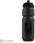 FORCE F Ride kerékpár kulacs, 0, 75 l, átlátszó fekete