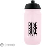 FORCE Ride kerékpáros kulacs, 0, 5 l, rózsaszín/fekete