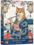 Trefl Puzzle Trefl Premium Plus Pets As Art Meditatia cu paste a lui Shiba, 500 de piese Puzzle