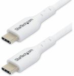 StarTech USB 2.0 Type C Összekötő Fehér 2m 2-Pack USB2CC2MNCWHE2PK (USB2CC2MNCWHE2PK)