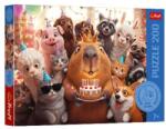 Trefl Puzzle Trefl Capibara si tort de ziua de nastere, 200 de piese Puzzle