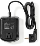 Nedis POCO105 power konverter, 230 V AC 50 Hz, 70 W, Fekete