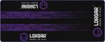 LORGAR RX1FM, covoraș Sim Racing Advanced, margine cusută, 1700X700X3 mm, negru/violet LRG-RX1FM (LRG-RX1FM) Covor