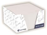 Victoria Tavă cub cu dispenser, 85x85x50 mm, VICTORIA OFFICE