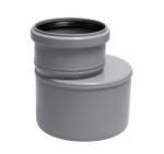 Valrom Reductie excentrica, polipropilena, pentru scurgere, gri, D 40 x 32 mm (15140114032)