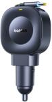 Baseus PrimeTrip VR2 de maşină încărcător rapid 30W USB-C + USB-C cablu negru C0206401 (C0206401)