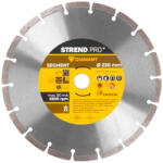 Strend Pro Gyémánt vágókorong, Strend Pro 521A, 230 x 22, 23 mm, maximum 6600 fordulat/perc, univerzális felhasználás, száraz vágáshoz, szakaszos hűtés (TC223926)