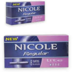  Nicole Regular Lite Applikátoros Tampon - Kíméletes védelem (8 db)