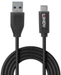 Lindy Cablu de date Lindy 36971, USB-A male - USB-C male, 1 m, Black (LY-36971)