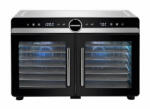 Heinner Deshidrator fructe și legume Heinner DualDry Elite HFD-KDDB1400BKSS, 1400W, 16 tăvi inox, control touch (HFD-KDDB1400BKSS) Uscator de fructe