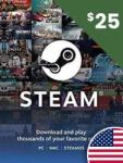 Valve Corporation Steam Wallet Card 25 Usd - Steam - Pc - Worldwide - Multilanguage