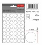 Tanex Etichete autoadezive albe rotunde, TANEX (TX-OFC-12X-WH)