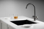 SAPHO Xella konyhai csaptelep, gun metal XE603GM (XE603GM)