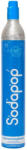 Somogyi Elektronic Kft Sodapop univerzális patron szódakészítő géphez, CO2 patron, 425g, 60-80 liter szóda elkészítéséhez (30151214)