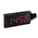 Somogyi Elektronic Kft SOMOGYI Home LTCP 01 digitális, LED ébresztőóra projektorral, 24 órás folyamatos időkivetítés, háromféle fényerősség, elemes vagy hálózati tápellátás (LTCP 01)