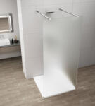 POLYSAN ESCA szabadon álló Walk-in zuhanyfal matt üveggel 1300x2100 mm, króm ES1113-05 (ES1113-05)
